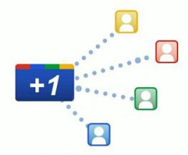 Google +1 button social search