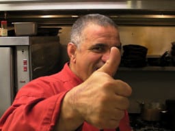 Chef Dato thumbs up