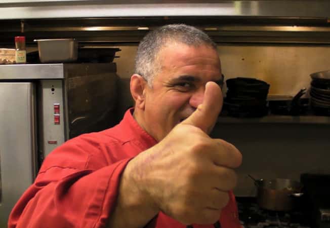 Chef Dato thumbs up