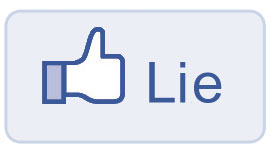Facebook Lie Button